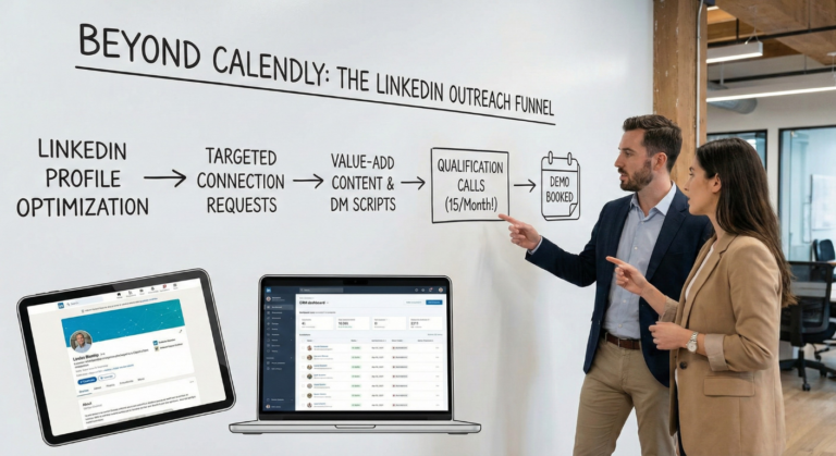 LinkedIn outreach funnel for demos