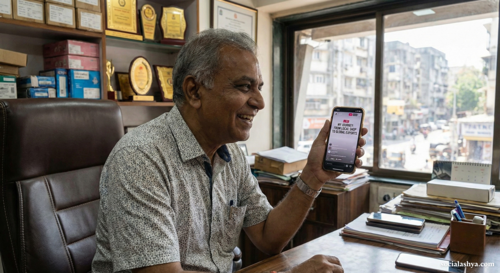 Indian brand story for global social media